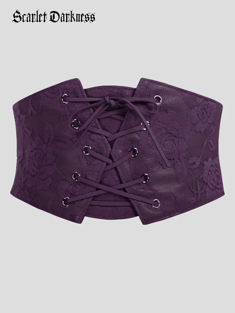 Lace Retro Vintage Elastic Lacing Corset Belts - Image 20
