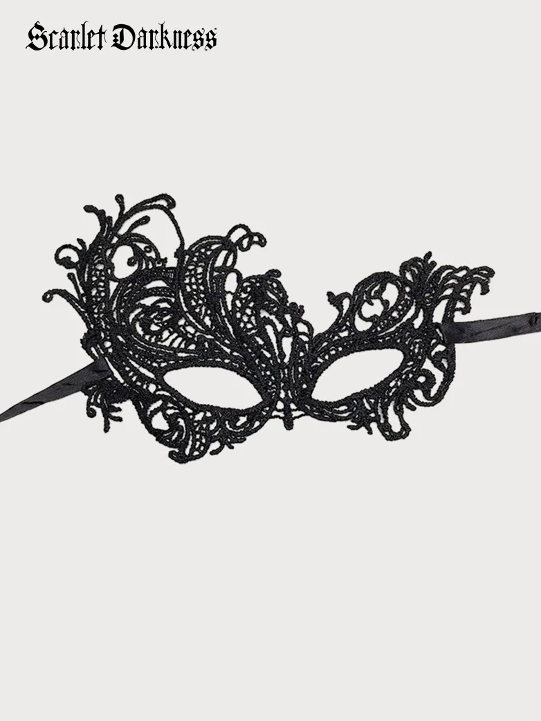 Gothic Masquerade Eye Patch - Image 3