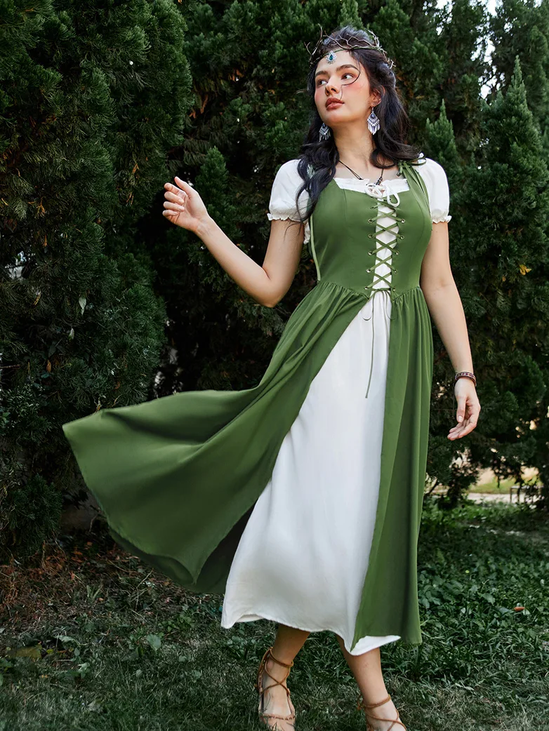 Renaissance Fantasy Fairy Costumes Outfits - Image 8