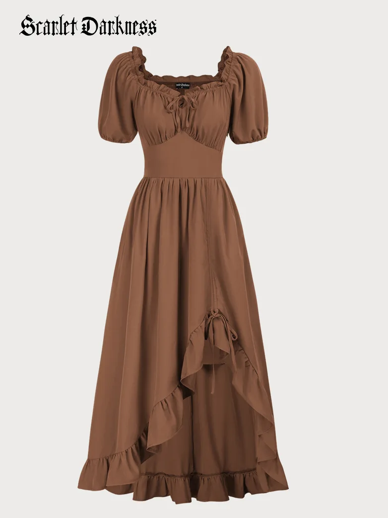 Victorian Fairy Dress with Drawstring and Pockets - Image 13