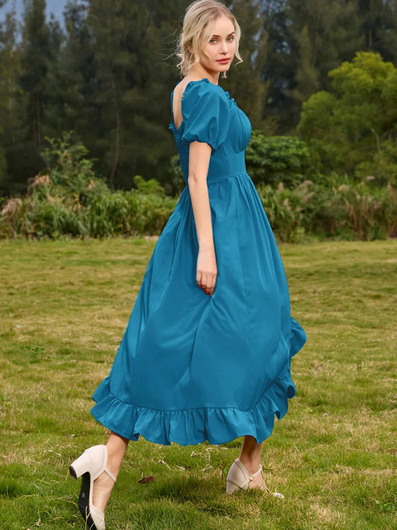 Victorian Fairy Dress with Drawstring and Pockets - Image 19