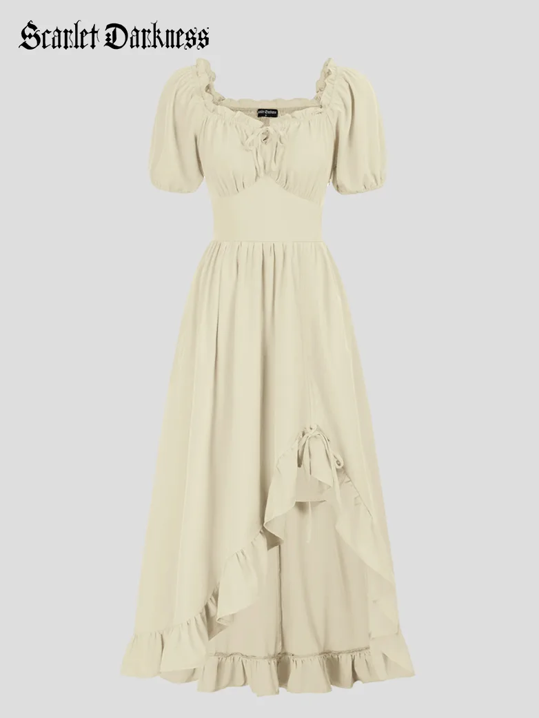 Victorian Fairy Dress with Drawstring and Pockets - Image 20