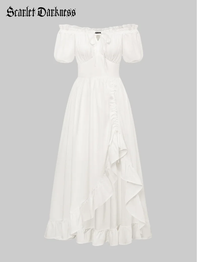 Victorian Fairy Dress with Drawstring and Pockets - Image 21