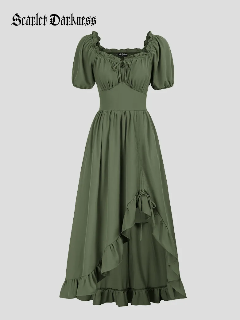 Victorian Fairy Dress with Drawstring and Pockets - Image 27