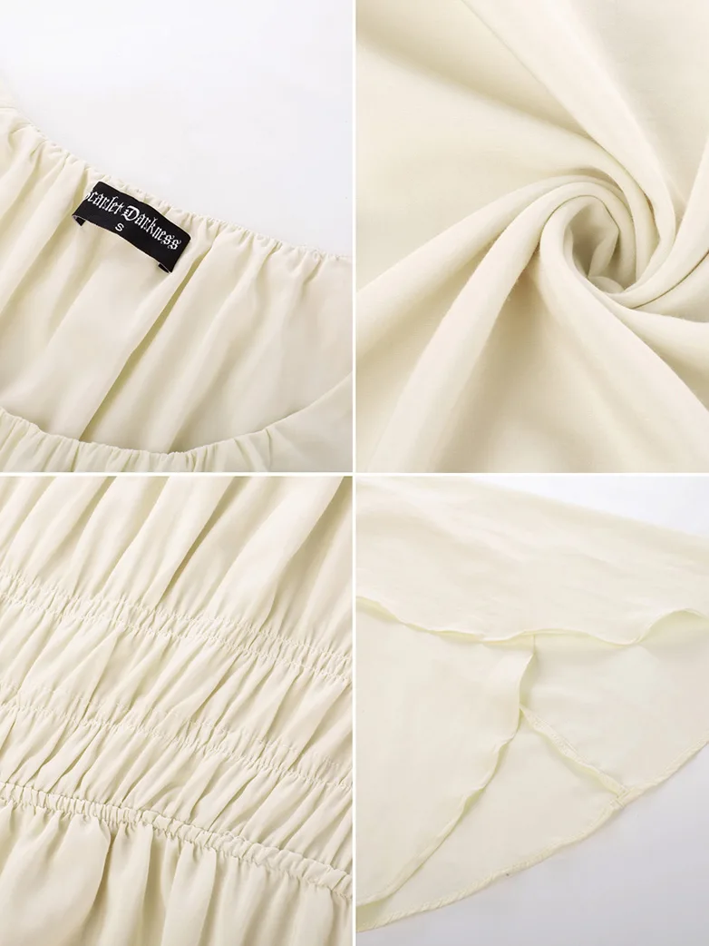 Renaissance Fairy Dress Elf Wing Sleeves Maxi Dress - Image 13