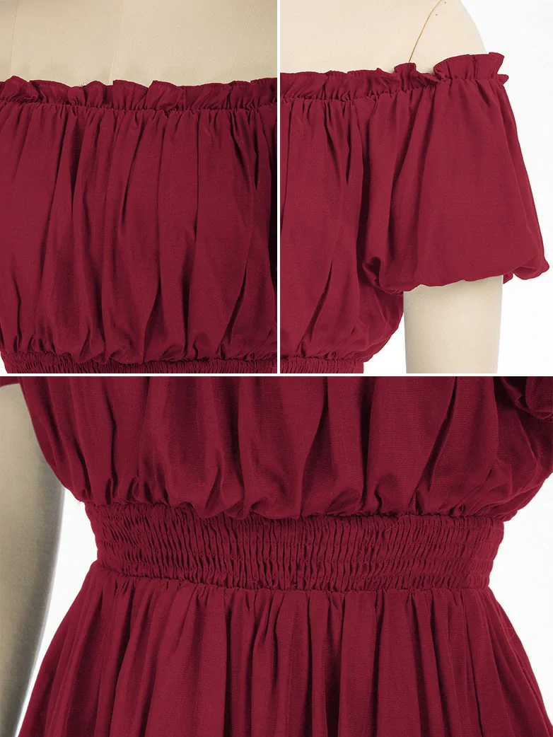 Renaissance Pirate Pleated Shirt Medieval Tops - Image 23