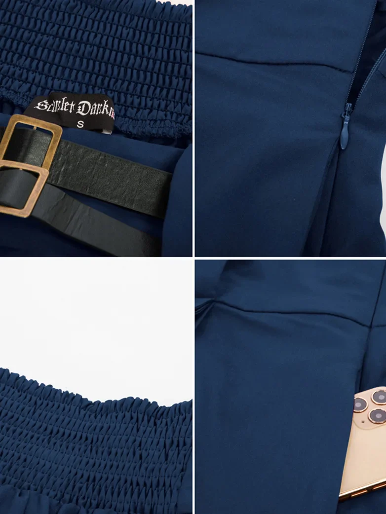 Steampunk Skirt Length Adjustable Skirt With Pocket - Image 18