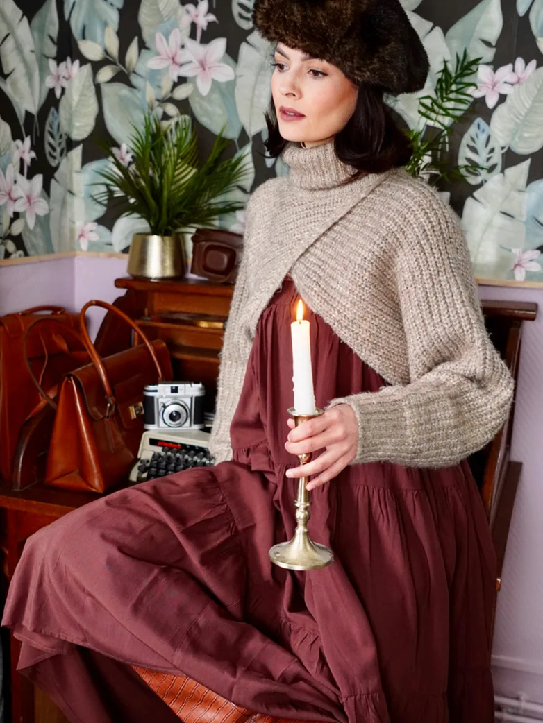 Renaissance Elastic Waist Swing Skirt with Pockets - Image 20