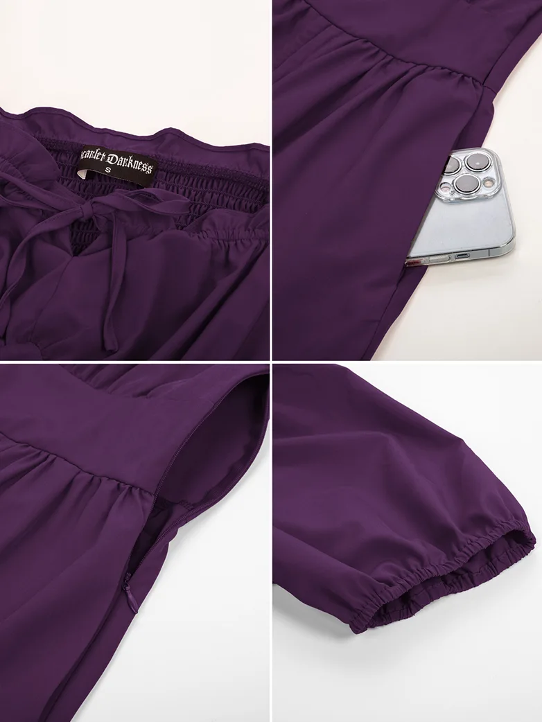 Victorian Fairy Dress with Drawstring and Pockets - Image 41