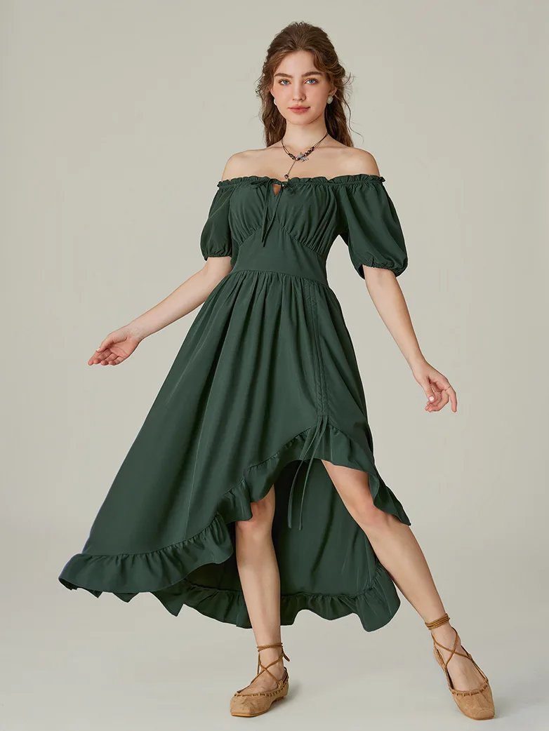 Victorian Fairy Dress with Drawstring and Pockets - Image 36