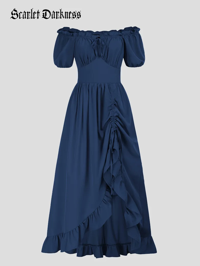Victorian Fairy Dress with Drawstring and Pockets - Image 42