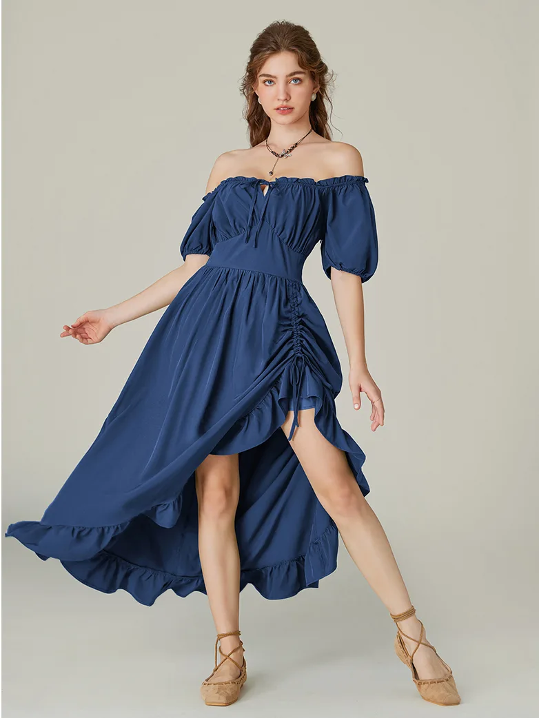 Victorian Fairy Dress with Drawstring and Pockets - Image 44