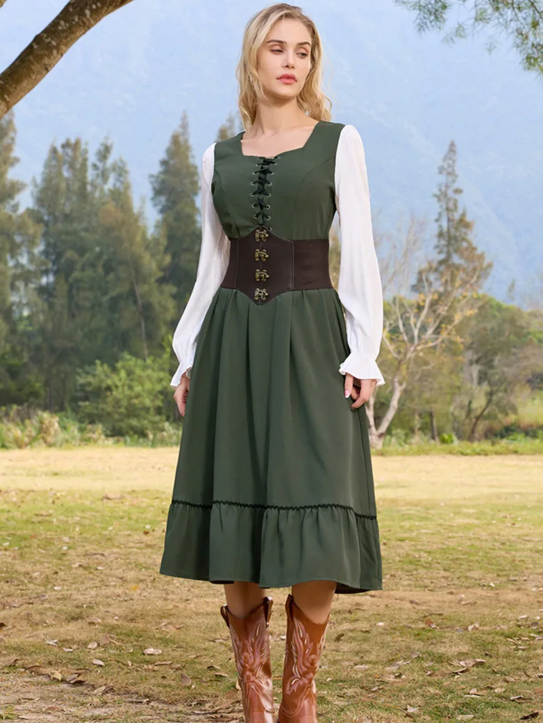 Pirate Retro Buckle Wide Waist Stretch Corset Belts - Image 10