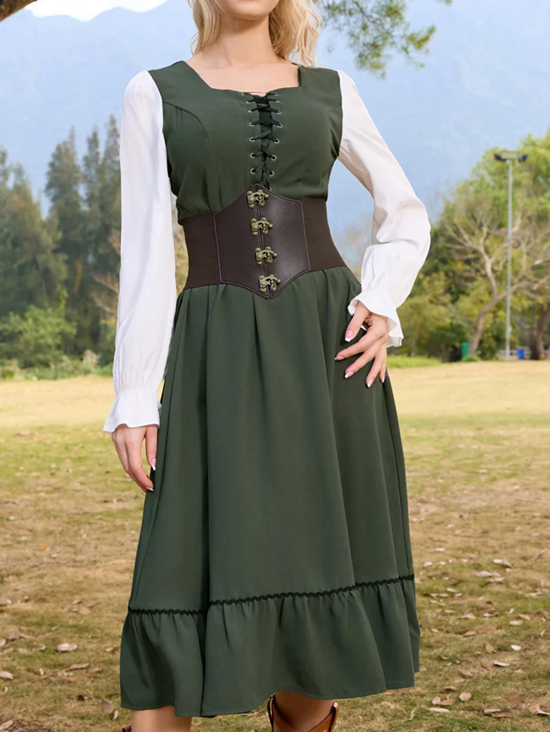 Pirate Retro Buckle Wide Waist Stretch Corset Belts - Image 7