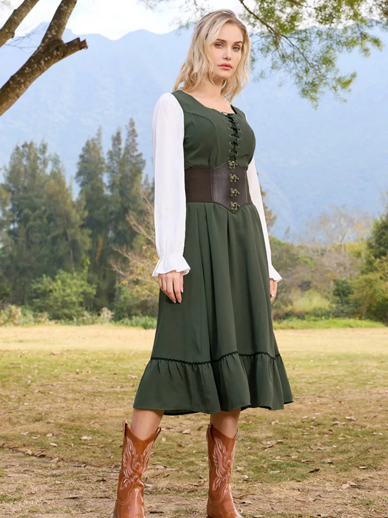 Pirate Retro Buckle Wide Waist Stretch Corset Belts - Image 8