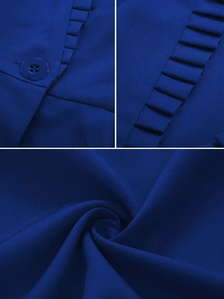 Women Steampunk Long Jacket High Low Cloak - Image 13